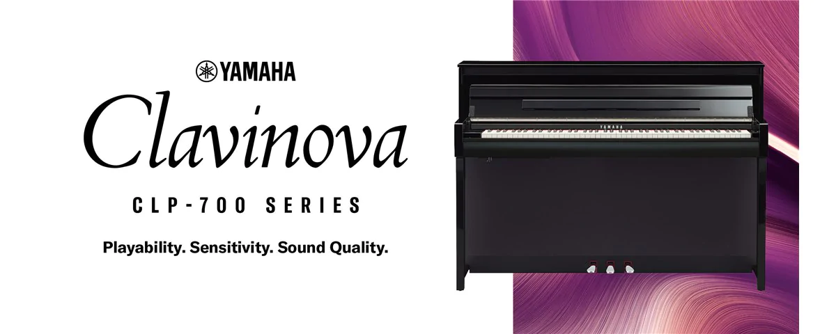 طیف وسیع صدا در سری CLP پیانو Yamaha