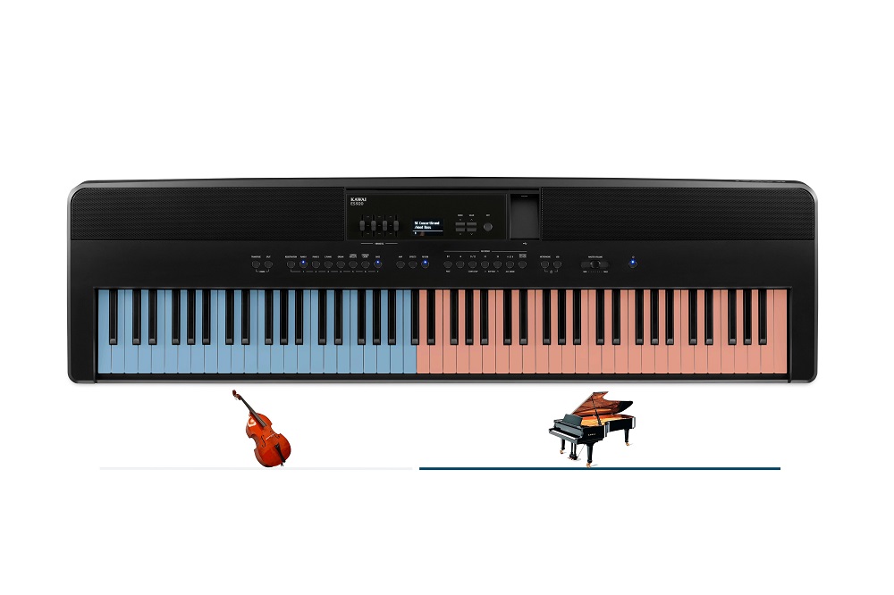split در پیانو دیجیتال