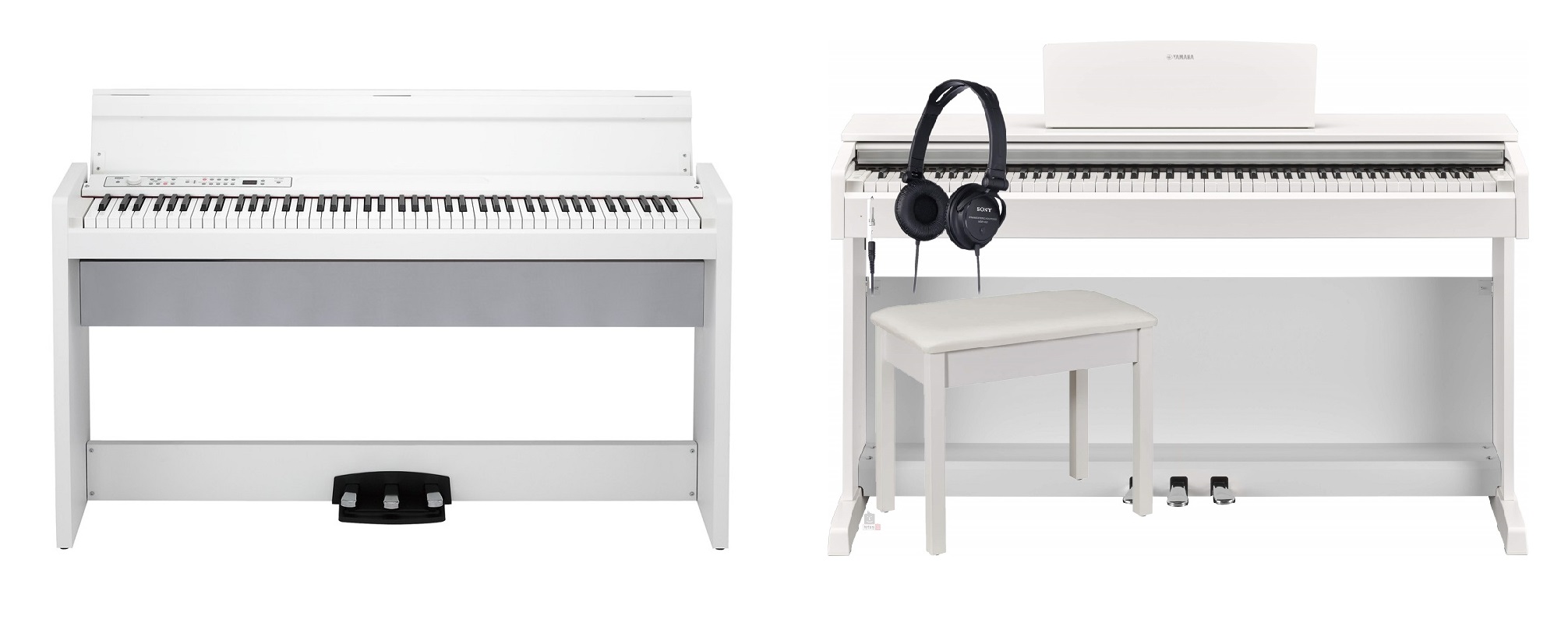 Korg LP380 و Yamaha YDP 143