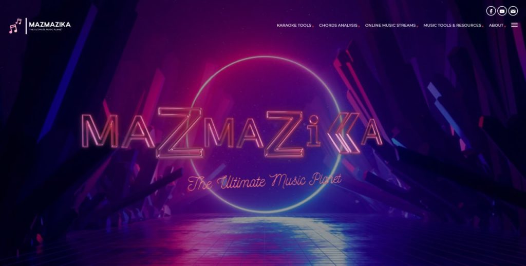 وبسایت MazMazika Vocal Remover