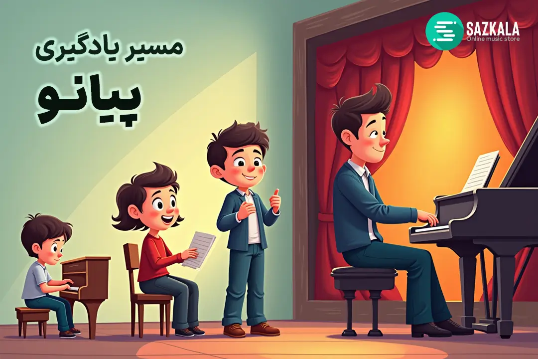 نقشه راه یادگیری پیانو