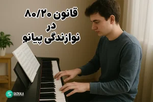 قانون ۸۰/۲۰ در نوازندگی پیانو