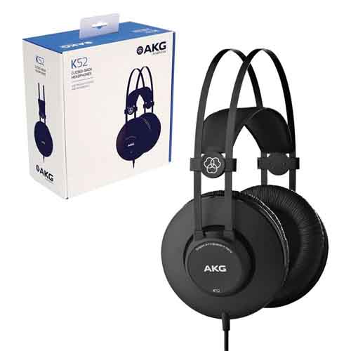 قیمت خرید به روز و مشخصات فنی هدفون استودیویی AKG K52 - سازکالا