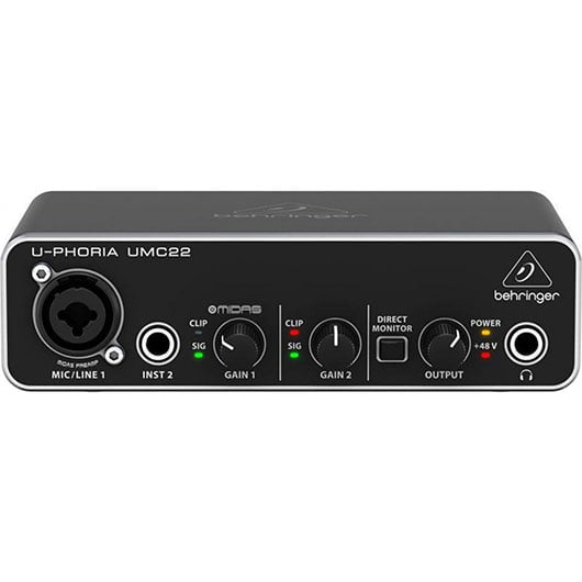 Behringer UMC22 | کارت صدا بهرینگر