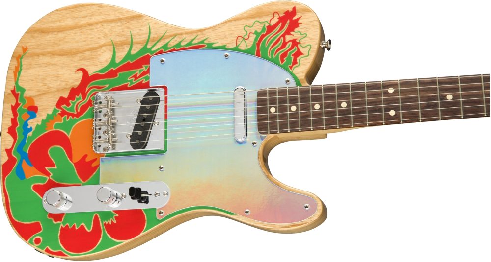 fender-jimmy-page-telecaster-natural-w-artwork-گیتار-الکتریک