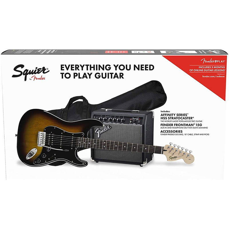 SQUIER AFFINITY STRATOCASTER HSS PACK - BSB