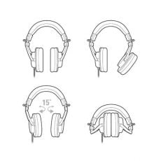 هدفون مانیتورینگ Audio-Technica ATH-M30x