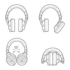 هدفون Audio-Technica ATH-M50x