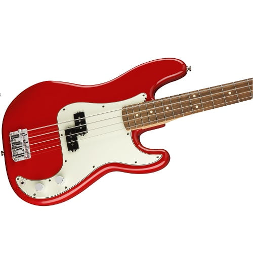 fender player precision bass red