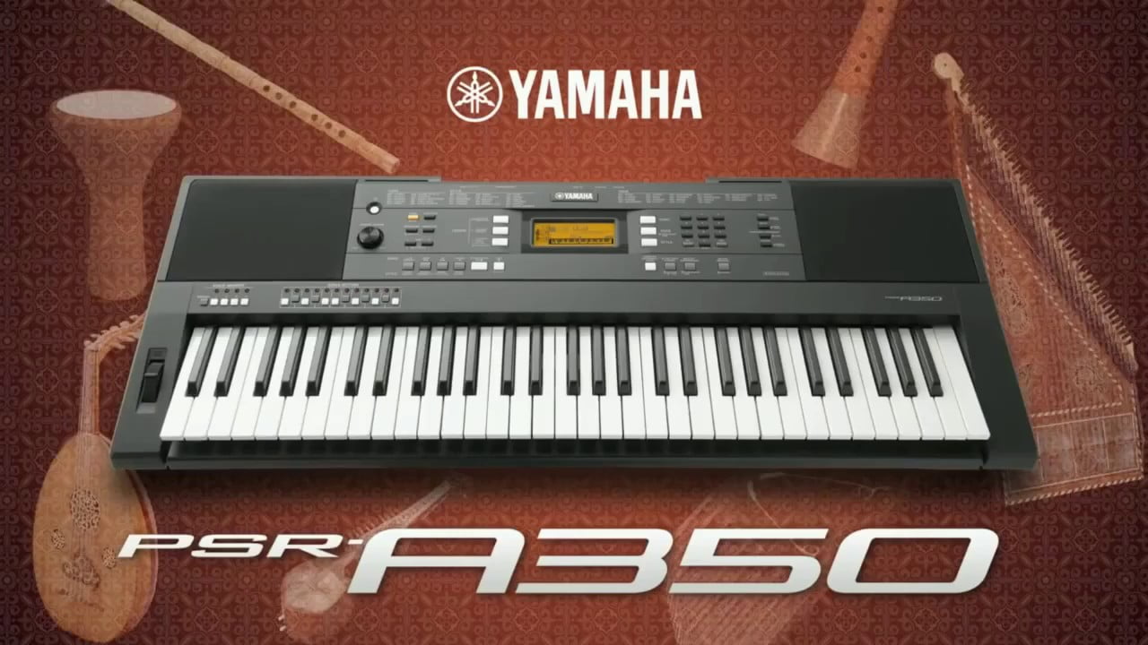 عملکرد یاماها پی اس آر- آ350 - keyboard