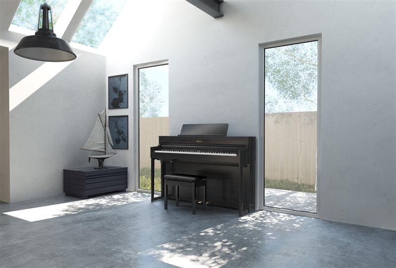 مدل سازی صدای طبیعی پیانو با پیانو رولند HP704