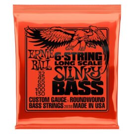 Ernie Ball Long Scale Slinky 6-String Bass 32-130-سیم-گیتار-بیس