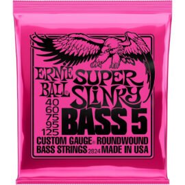 Ernie Ball Super Slinky 5-String Bass 40-125-سیم-گیتار-بیس