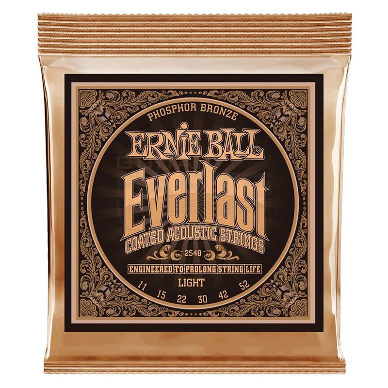 Ernie Ball Light Everlast Coated Phosphor Bronze 11-52 - 2548