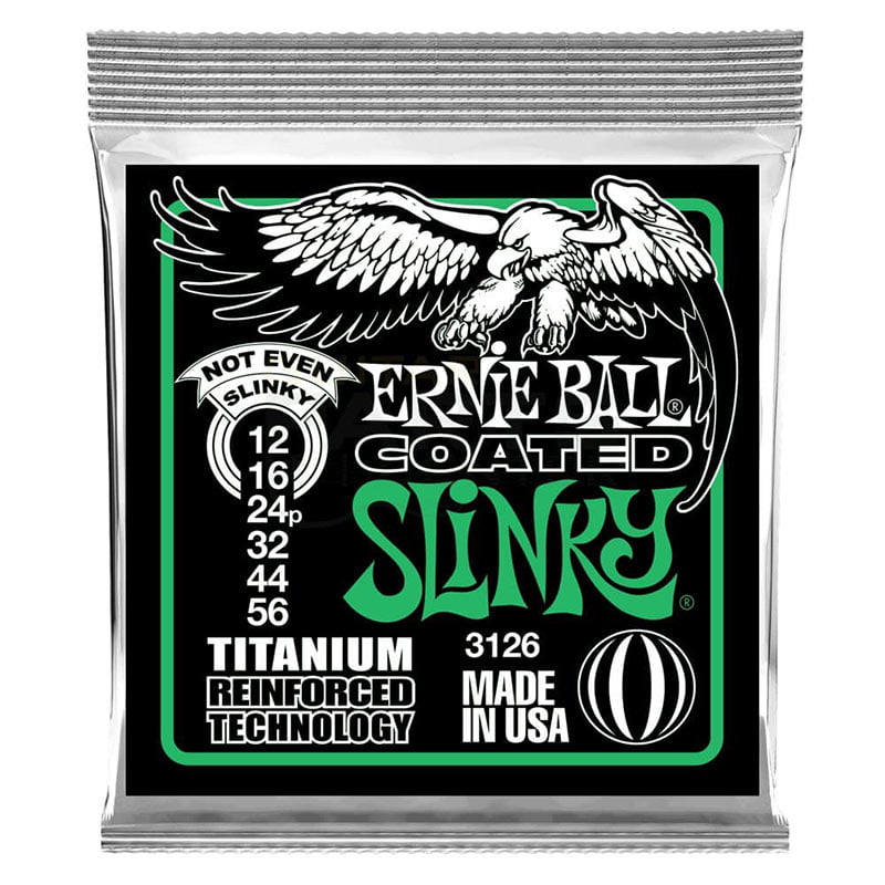 Ernie Ball RPS Coated Titanium Not Even Slinky 12-56 - 3126