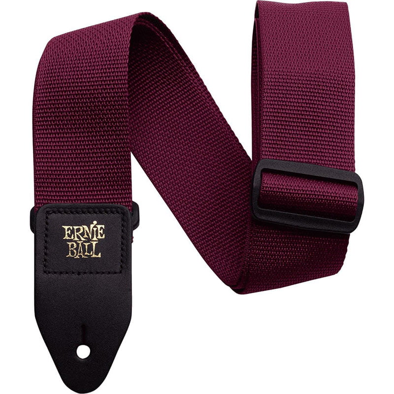 Ernie Ball Strap Polypro Burgundy - 4047