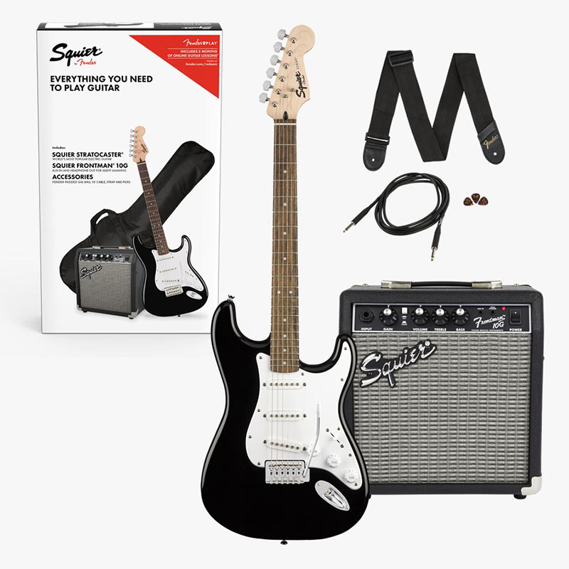 Squier Stratocaster Pack-Black گیتار فندر