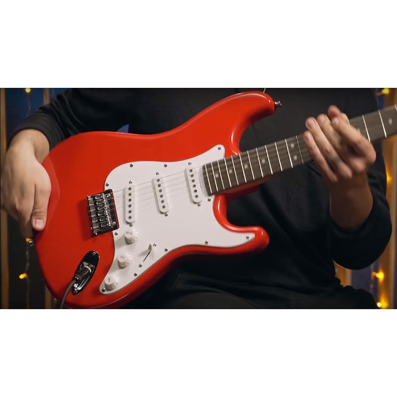 Squier MM Stratocaster HT RED قیمت