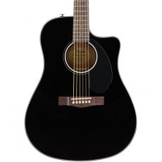 FENDER CD-60-SCE Dreadnought BLACK WN