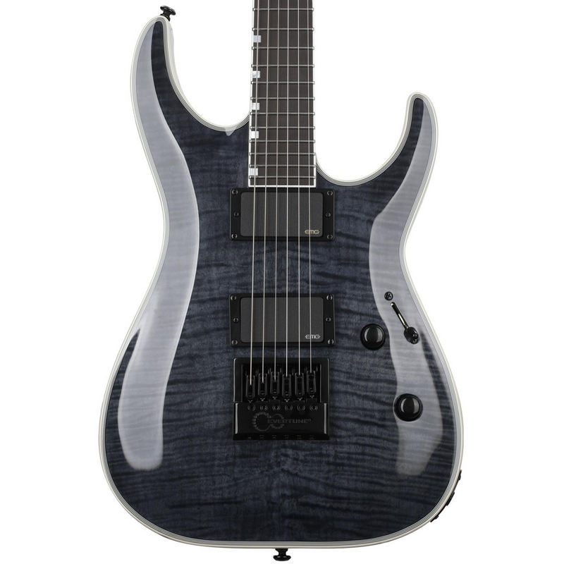 esp ltd m 1000 see thru black