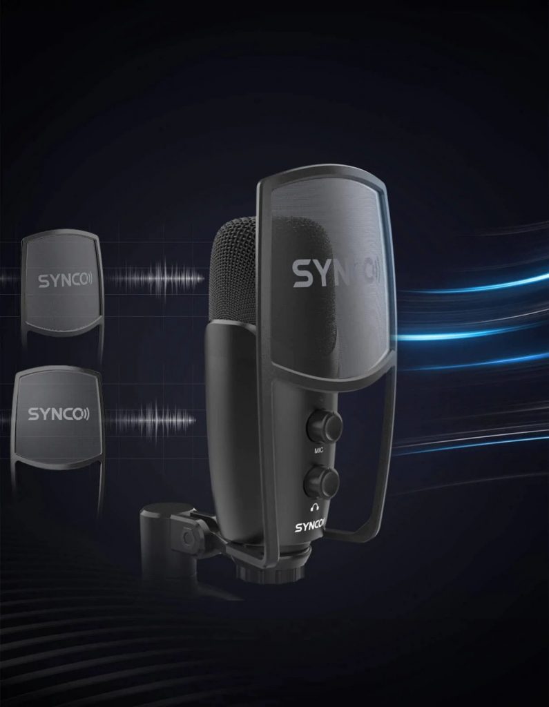 خرید میکروفون کاندنسر یو اس بی Synco Cmic-V2