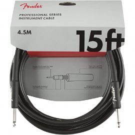 fender-professional-series-instrument-cable-black-15ft-4-5m-کابل