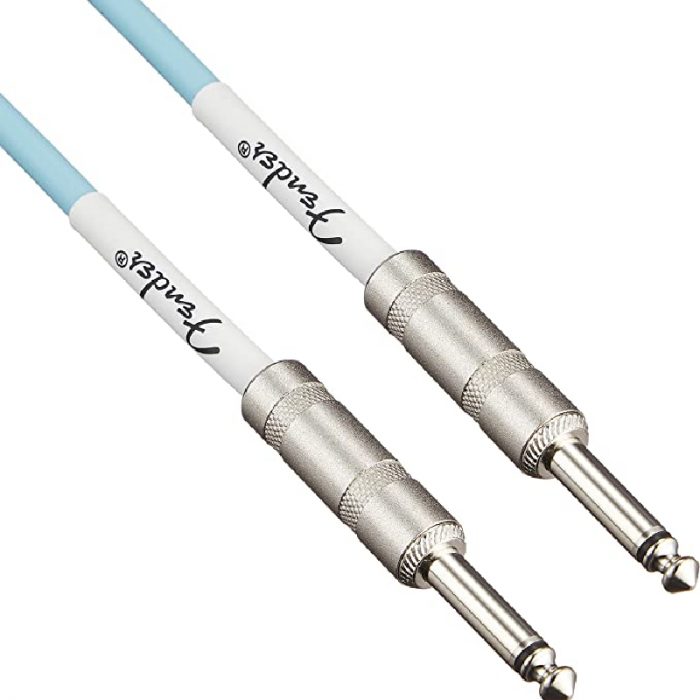 fender-original-series-instrument-cable-daphne-blue-15ft-4-5m-کابل