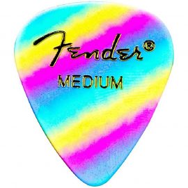 fender-celluloid-pick-rainbow-medium-12-pack-پیک
