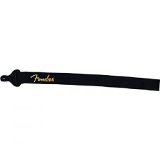 Fender Black Poly Strap Yellow Logo