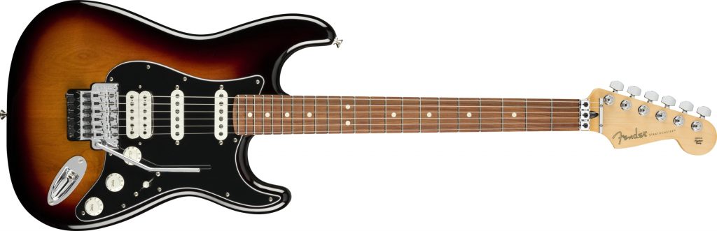گیتار الکتریک مدل Fender Player Stratocaster HSS with Floyd Rose - 3 Tone Sunburst 