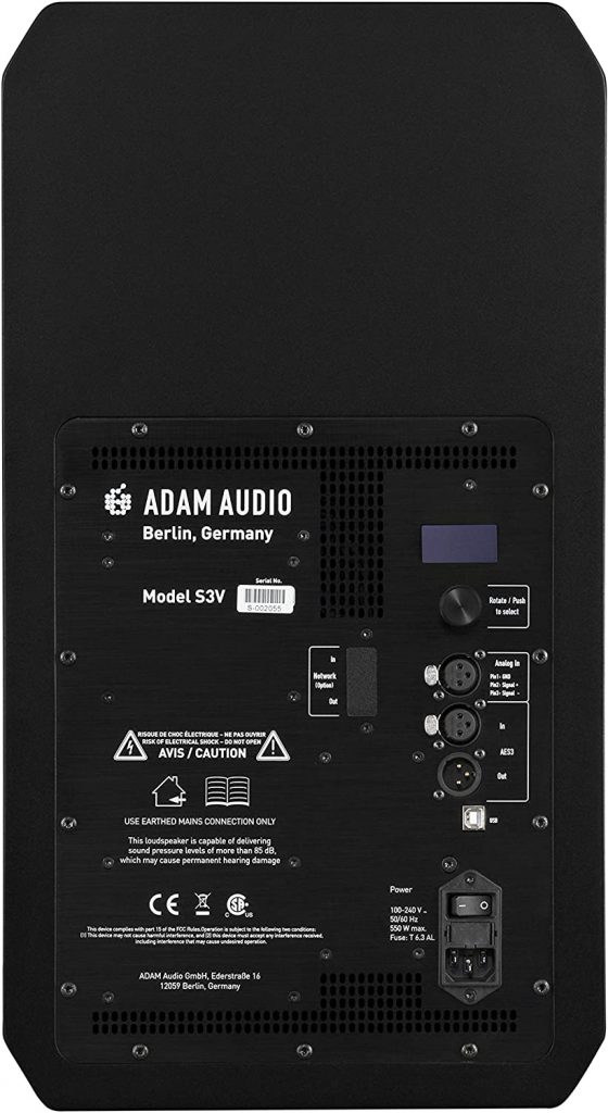 adam-Audio-S3V-9inch-3way-Powered-Midfield-Studio-Monitor-back خرید