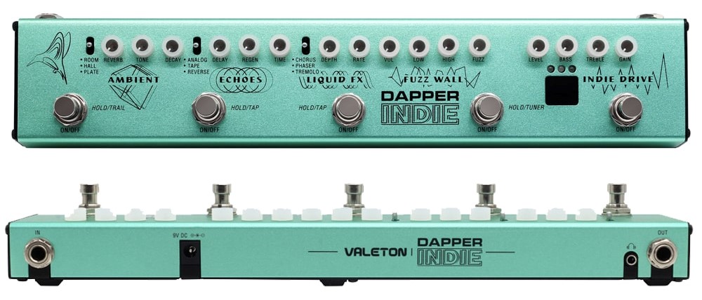 Valeton Dapper Indie - Multi Effects Guitar Pedal خرید