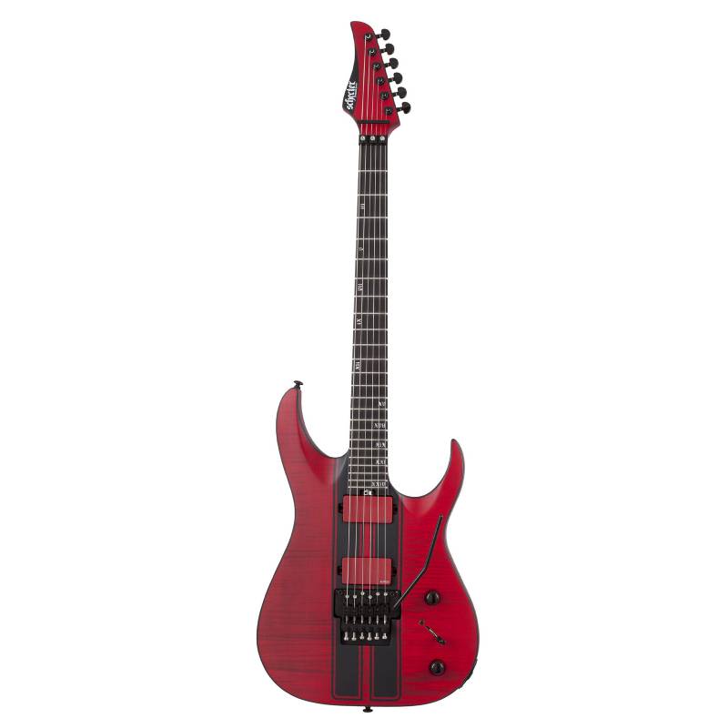 SCHECTER BANSHEE GT-6 FR - SATIN TRANS RED