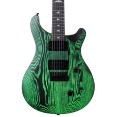 PRS SE CUSTOM 24 ASH SANDBLASTED - EMERALD