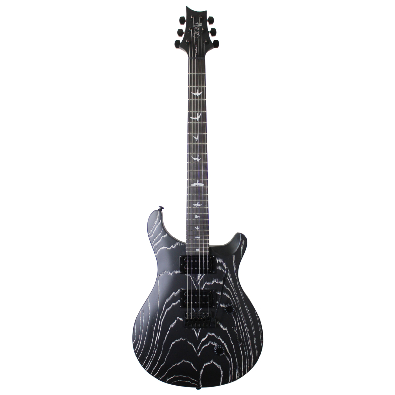 PRS SE Custom 24 Ash Sandblasted - Frozen Charcoal