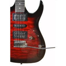 IBANEZ GRX70QA - TRANSPARENT RED BURST