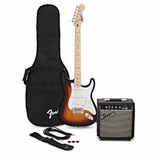 SQUIER FSR STRAT MAPLE PACK - 3 COLOR SUNBURST