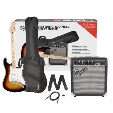 SQUIER FSR STRAT MAPLE PACK - 3 COLOR SUNBURST