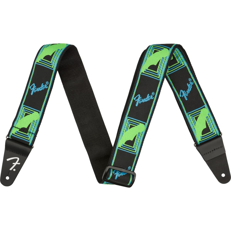 Fender Neon Monogrammed Strap 2