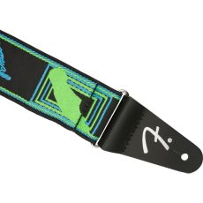 Fender Neon Monogrammed Strap 2