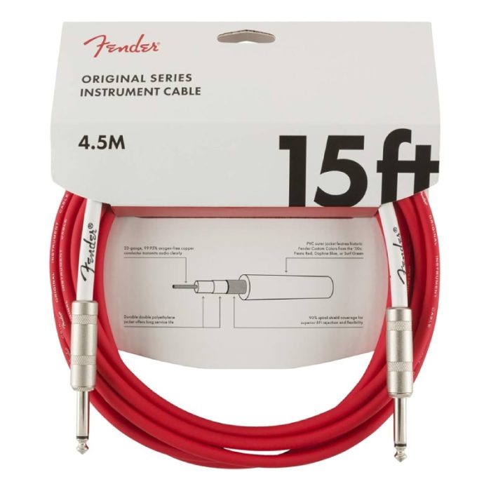fender-original-series-instrument-cable-fiesta-red-15ft-4-5m-خرید