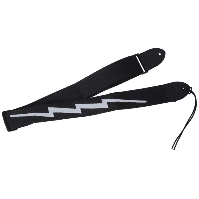 fender-nylon-lightning-bolt-strap-black-white-2-فروش