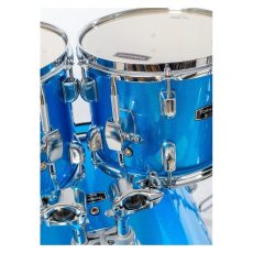 Mapex Tornado Studio Full Drum Kit - Blue Candy Paper