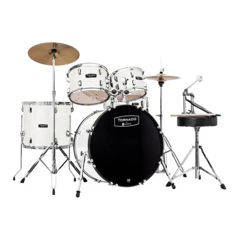 Mapex Tornado Studio Full Drum Kit – White Thin Grain قیمت