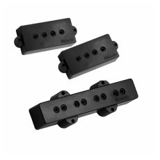 DiMarzio DP126 Model P+J Bass Pickup Set - Black