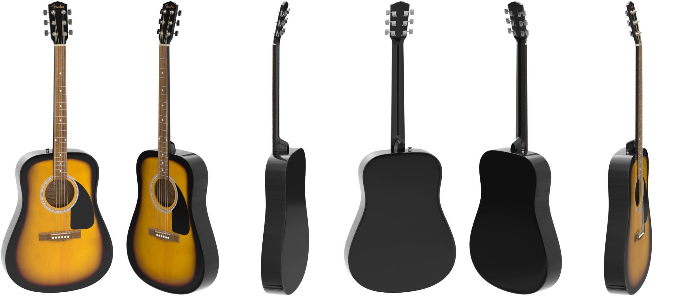 خرید گیتار آکوستیک فندر مدل اف ای 115 سان برست