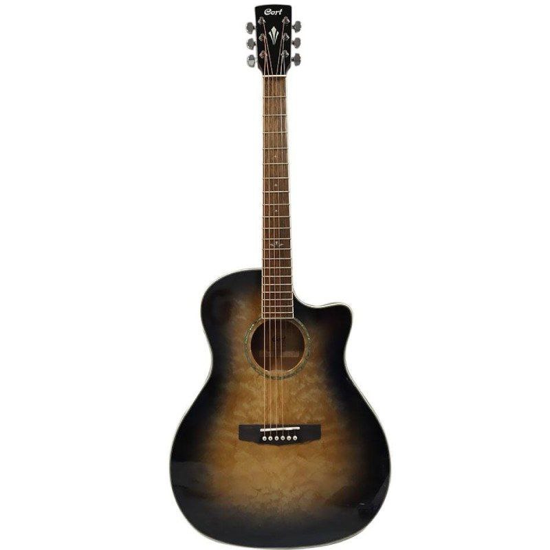 Cort GA-QF - Trans Black Burst