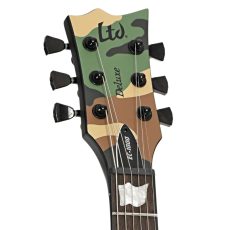 LTD Deluxe EC-1000 – Woodland Camo Satin