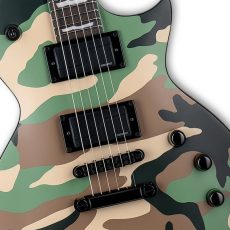 LTD Deluxe EC-1000 – Woodland Camo Satin