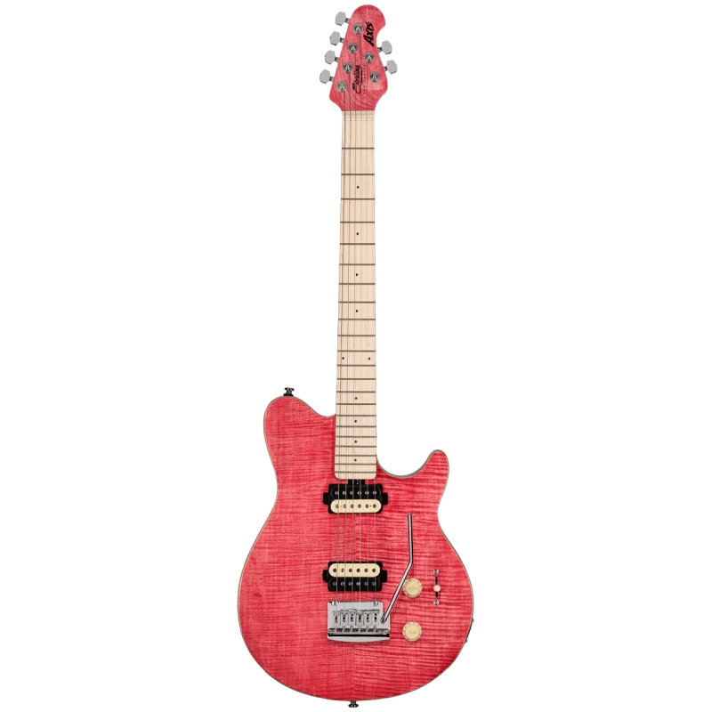 Music Man Sterling Axis - Flame Maple Stain Pink